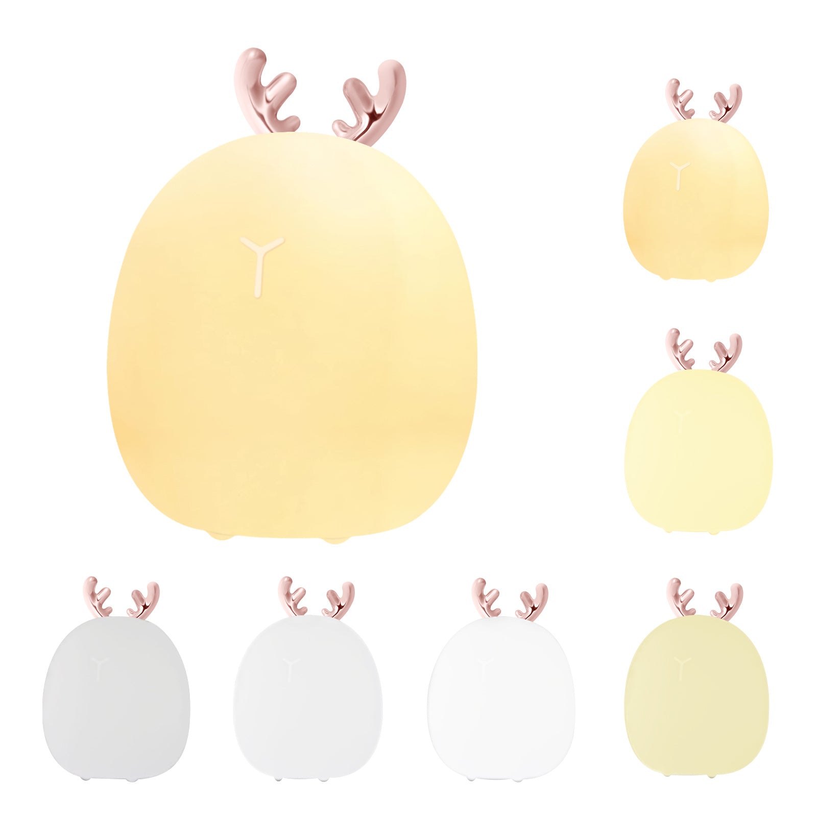 Baby Feeding, Changing, Creative, Rabbit, Elk Light, Silicone Light,