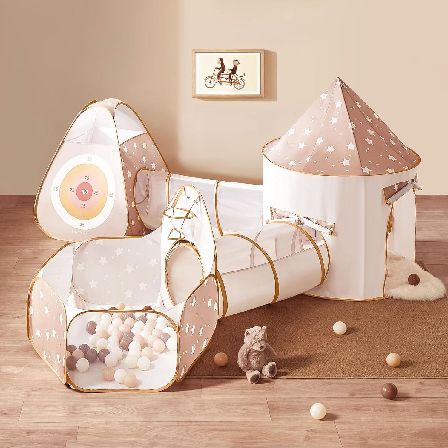 Foldable Indoor Play Tunnel Ball Pit